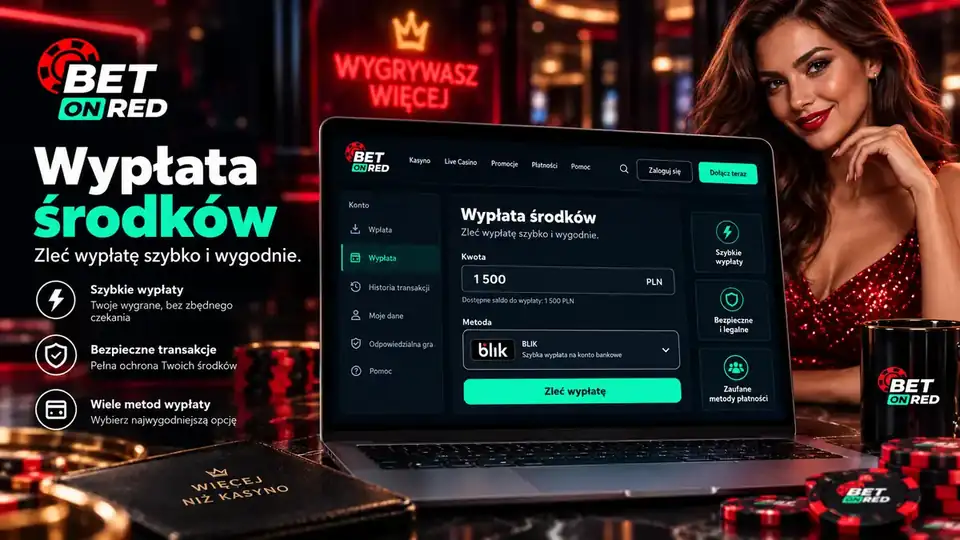 BetOnRed — Jak wypłacić pieniądze z BetOnRed?